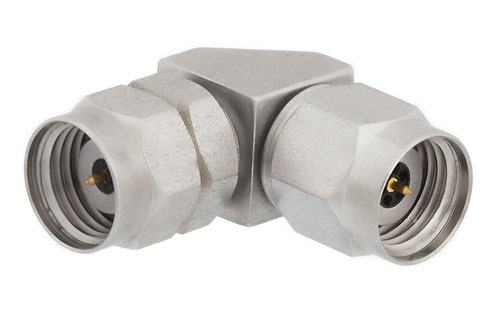 1.85mm Male to 2.92mm Male Right Angle Adapter