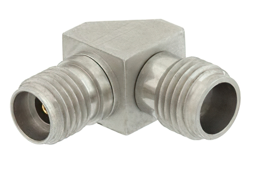1.85mm Female to 2.92mm Female Right Angle Adapter