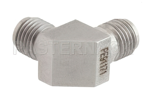 3.5mm Female to 3.5mm Female Right Angle Adapter