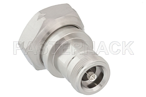 7/16 DIN Male to 4.1/9.5 Mini DIN Female Adapter, IP67 Mated