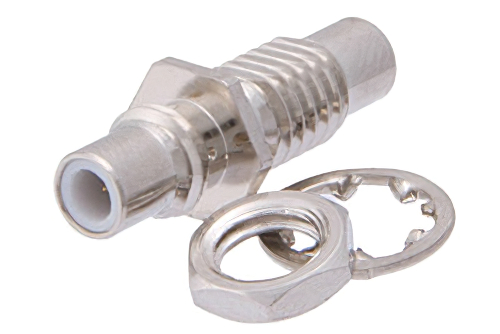 SMC Jack to SMC Jack Bulkhead Mount Adapter