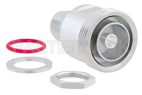 Bulkhead Mount 7/16 DIN Female to N Female Adapter, IP67 UnMated