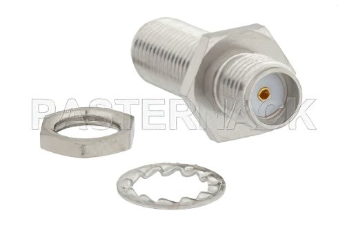 SMA Female to SMA Female Bulkhead Mount Adapter