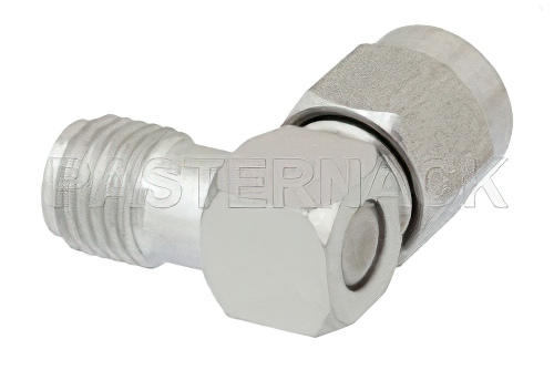 RP-SMA Male to SMA Female Right Angle Adapter