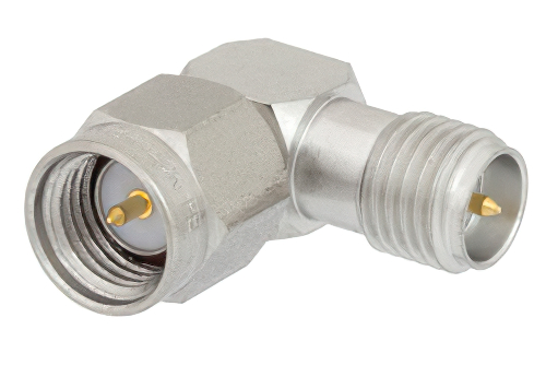 SMA Male to RP-SMA Female Right Angle Adapter