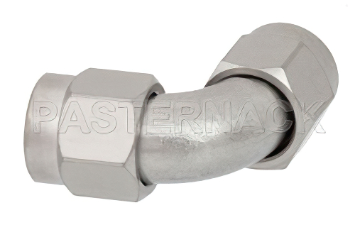 SMA Male to SMA Male Radius Right Angle Adapter, Up To 18 GHz