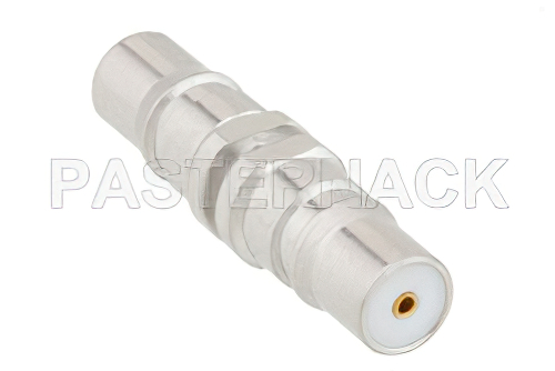 Hermetically Sealed Snap-On QMA Female to QMA Female Snap-On Adapter