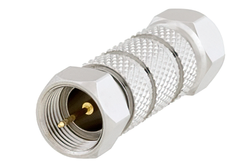 Precision 75 Ohm F Male to 75 Ohm F Male Adapter