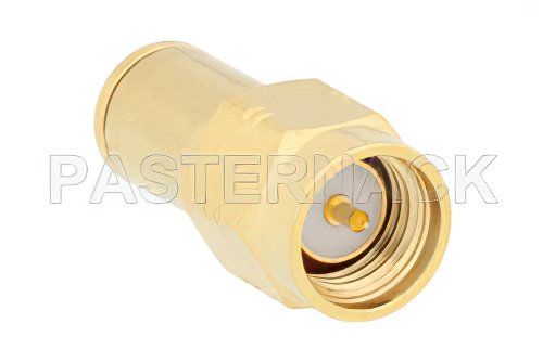 SMA Male to MMBX Jack Snap-On Adapter, With Female Center Contact