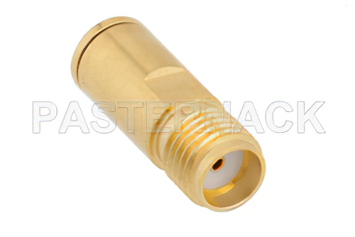 SMA Female to MMBX Jack Snap-On Adapter, With Female Center Contact