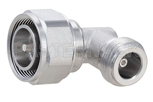 Low PIM 4.3-10 Male to N Female Right Angle Adapter