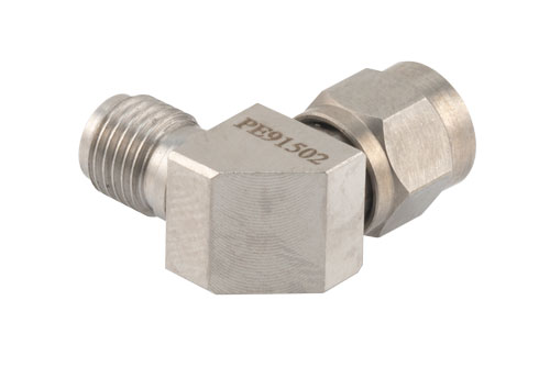 2.4mm Male to 2.92mm Female Miter Right Angle Adapter