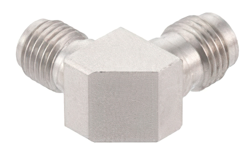 1.85mm Female to 2.92mm Female Miter Right Angle Adapter
