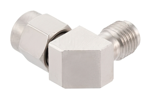 2.92mm Male to 3.5mm Female Miter Right Angle Adapter