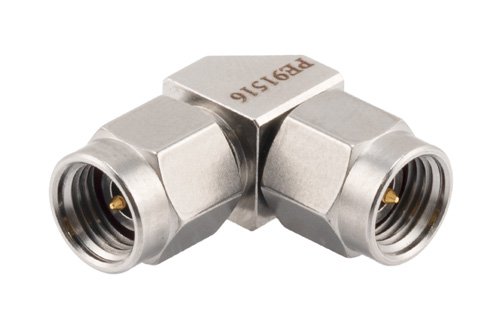 2.92mm Male to 2.92mm Male Miter Right Angle Adapter