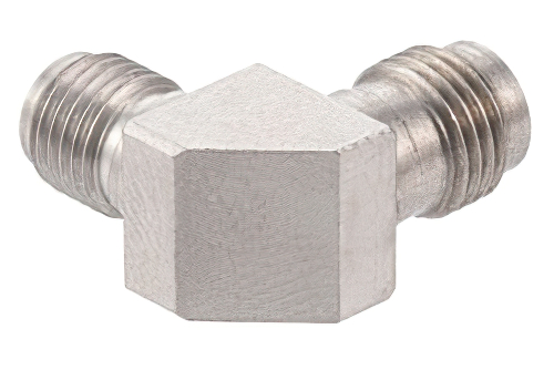 2.4mm Female to 2.92mm Female Miter Right Angle Adapter