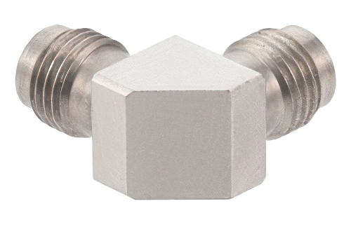 1.85mm Female to 2.4mm Female Miter Right Angle Adapter