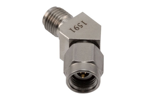 RF Adapter, 45 Degree Angle 2.92mm plug to 2.92mm jack 40GHz VSWR1.15