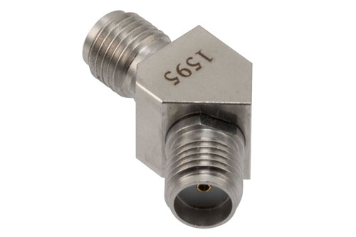 RF Adapter, 45 Degree Angle SMA jack to SMA jack 27GHz VSWR1.15
