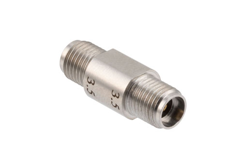 3.5mm Female to 3.5mm Female Adapter, Stainless Steel, Engineering Grade
