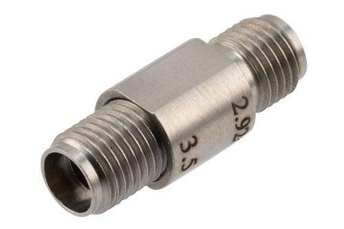 2.92mm Female to 3.5mm Female Adapter, Stainless Steel, Engineering Grade