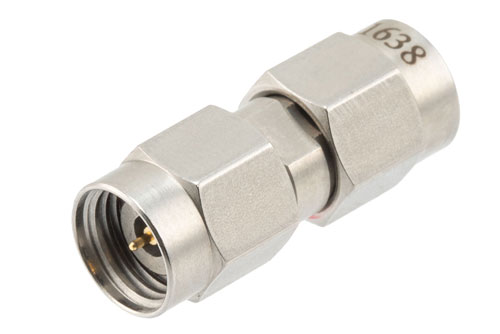 High Temperature Adapter 2.4mm Male to 2.4mm Male, 50GHz VSWR1.2, MIL-STD 348B