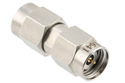 High Temperature Adapter 2.4mm Male to 2.4mm Male, 50GHz VSWR1.3, MIL-STD 348B