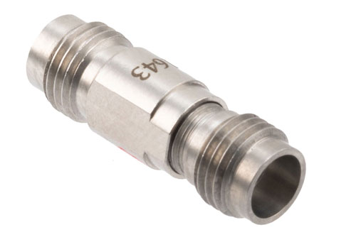 High Temperature Adapter 2.4mm Female to 2.4mm Female, 50GHz VSWR1.3, MIL-STD 348B