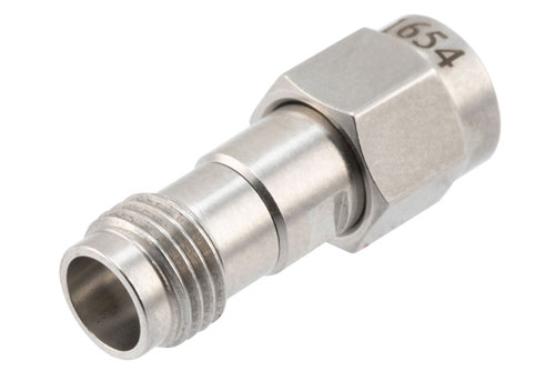 High Temperature Adapter 2.92mm Male to 1.85mm Female, 40GHz VSWR1.15, MIL-STD 348B