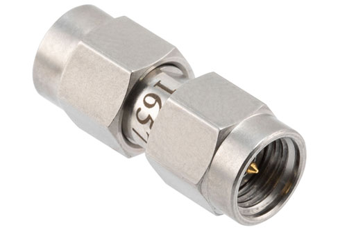 High Temperature Adapter 2.92mm Male to 1.85mm Male, 40GHz VSWR1.25, MIL-STD 348B