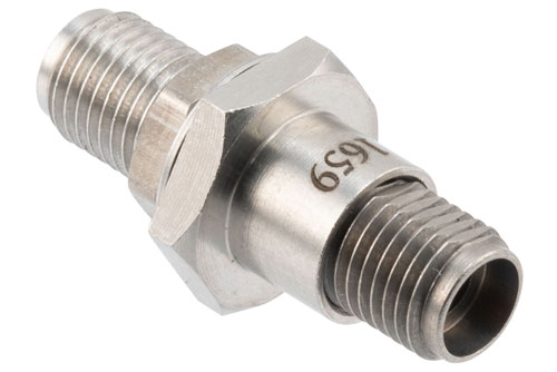 High Temperature Adapter Bulkhead Mount 2.92mm Female to 2.92mm Female, 40GHz VSWR1.15, MIL-STD 348B