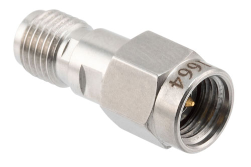 High Temperature Adapter 2.92mm Male to 2.92mm Female, 40GHz VSWR1.25, MIL-STD 348B
