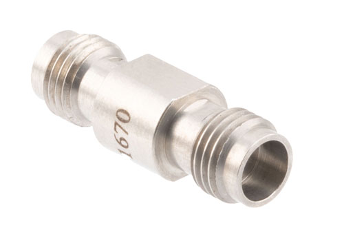 High Temperature Adapter 1.85mm Female to 1.85mm Female, 67GHz VSWR1.25, MIL-STD 348B