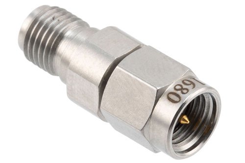 High Temperature Adapter 2.92mm Female to 3.5mm Male, 34.5GHz VSWR1.25, MIL-STD 348B