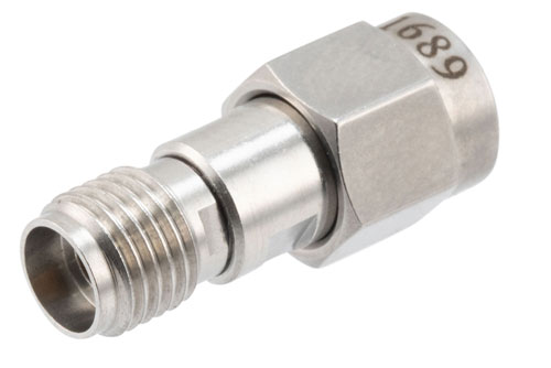 High Temperature Adapter 2.92mm Male to 2.92mm Female, 40GHz VSWR1.15, MIL-STD 348B