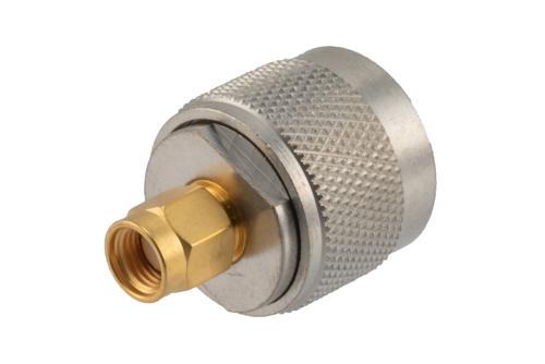 RP SMA Male to N Male Adapter, VSWR 1.2 up to 6 GHz