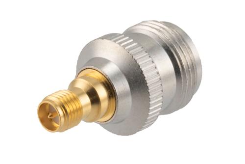 RP SMA Female to N Female Adapter, VSWR 1.2 up to 6 GHz
