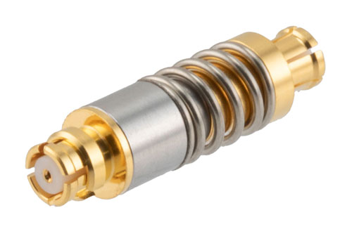 SMP Female to SMP Female Spring-loaded Adapter (Bullet), L=0.70 inch