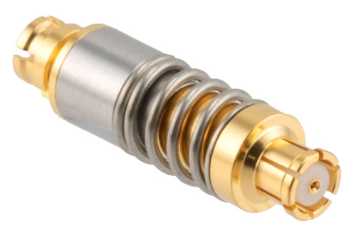 SMP Female to SMP Female Spring-loaded Adapter (Bullet), L=0.70 inch
