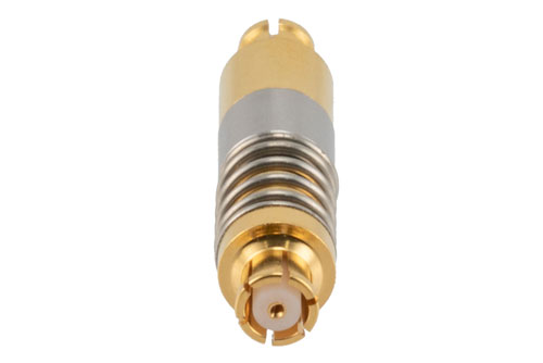 SMP Female to SMP Female Spring-loaded Adapter (Bullet), L=0.85 inch