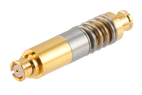 SMP Female to SMP Female Spring-loaded Adapter (Bullet), L=0.93 inch