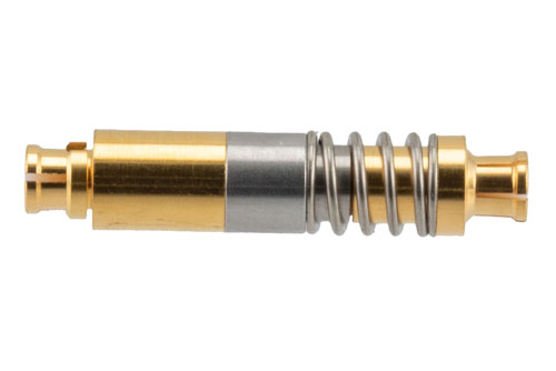 SMP Female to SMP Female Spring-loaded Adapter (Bullet), L=0.93 inch