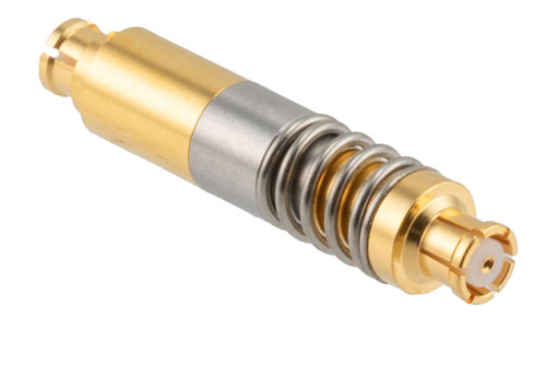 SMP Female to SMP Female Spring-loaded Adapter (Bullet), L=0.93 inch