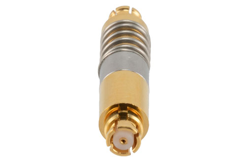 SMP Female to SMP Female Spring-loaded Adapter (Bullet), L=0.93 inch