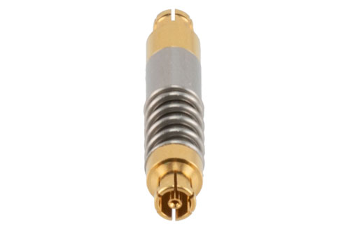 SMPM Female to SMPM Female Spring-loaded Adapter (Bullet), L=0.74 inch
