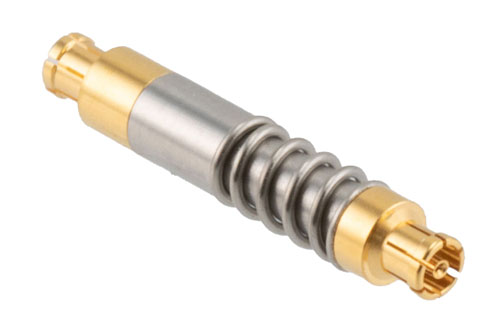 SMPM Female to SMPM Female Spring-loaded Adapter (Bullet), L=0.74 inch