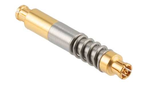 SMPM Female to SMPM Female Spring-loaded Adapter (Bullet), L=0.83 inch