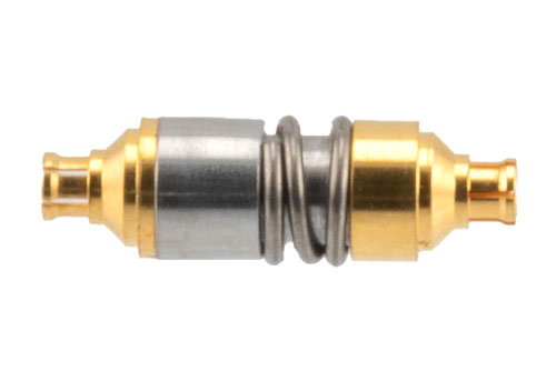 SMPS Female to SMPS Female Spring-loaded Adapter (Bullet), L=0.42 inch