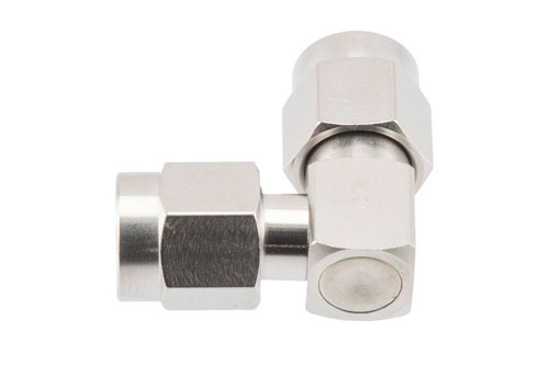 SMA Male to SMA Male Right Angle Adapter