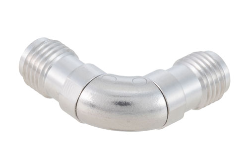 2.92mm Female to Female Radius Right Angle Adapter, VSWR 1.3 Max. at 40GHz